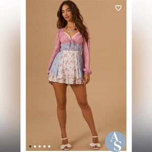 Altar’d state Dovalyn Floral Romper